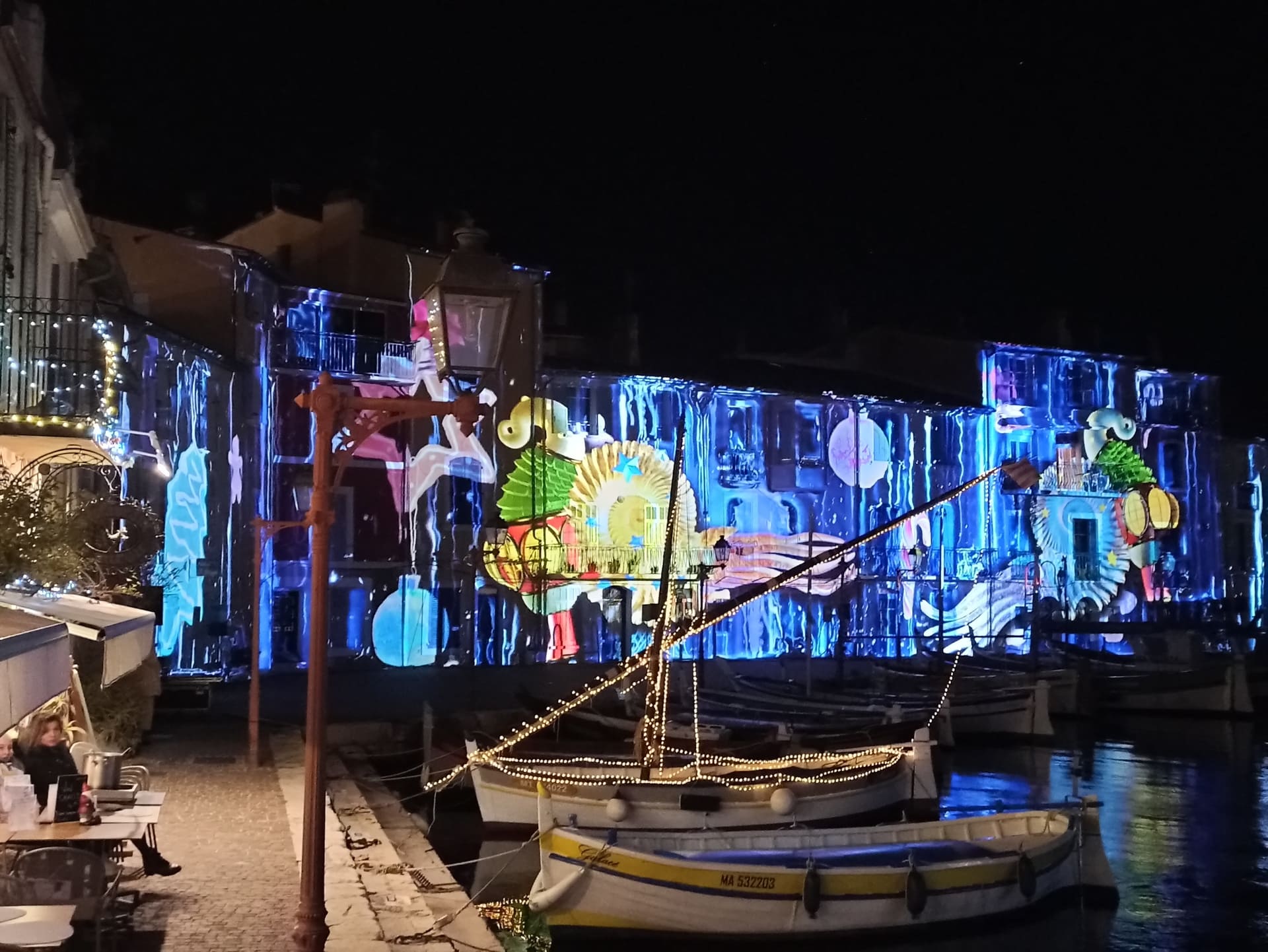 Vidéo-Mapping de Noël à Martigues