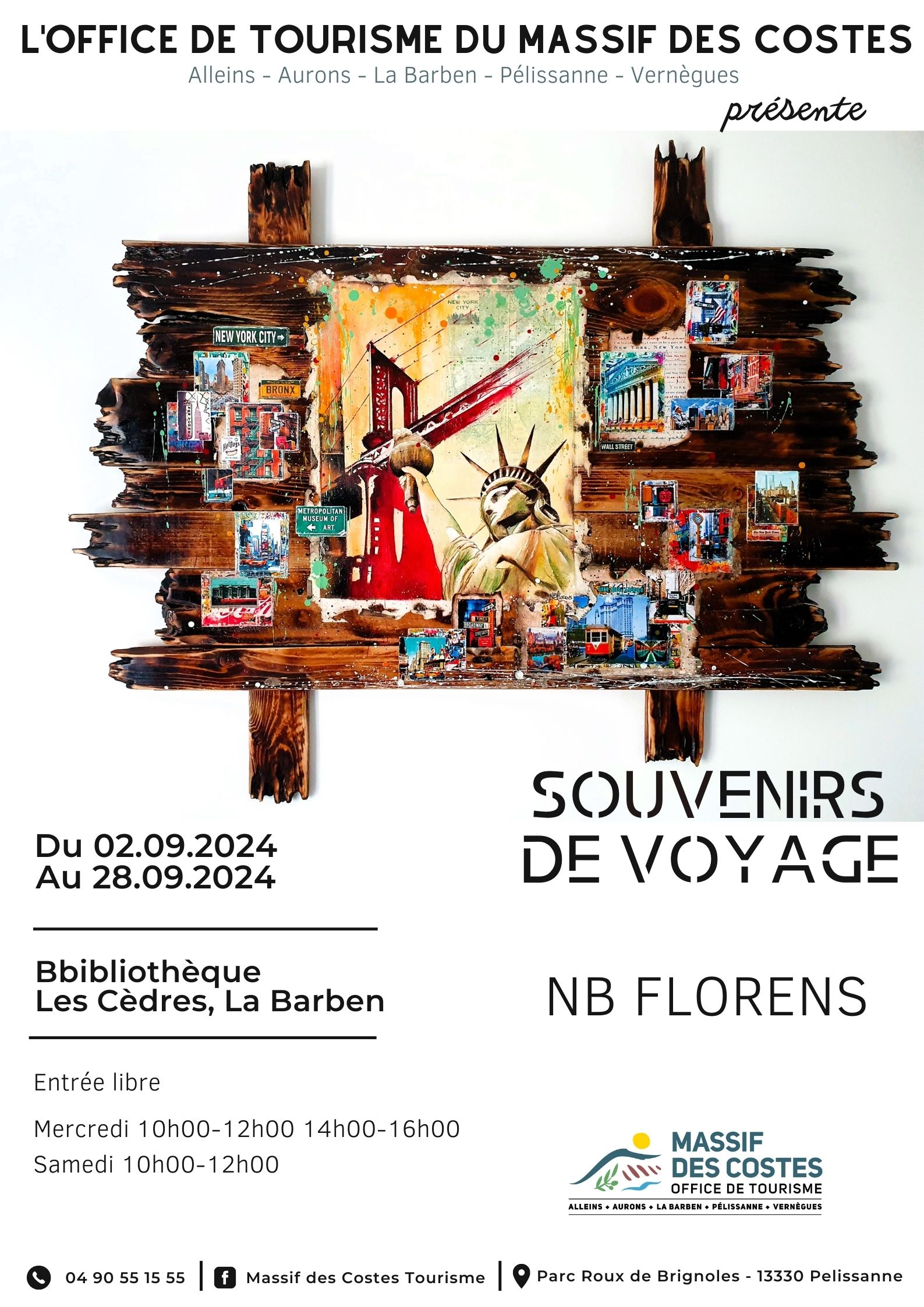 Souvenirs de voyage - Exposition Nathalie NB Florens - La Barben