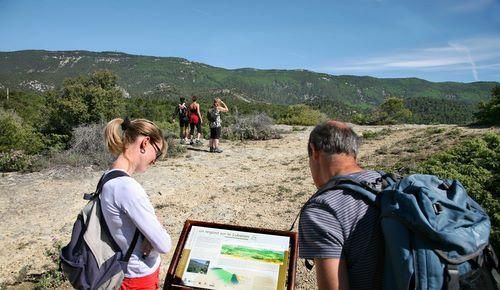 Sentier géologique - Cabrière d'Aigues à la Bergerie