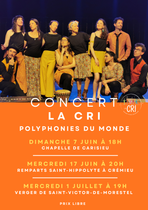 Concert de la Chorale Rurale Itinérante à la chapelle Saint-Blaise de Carisieu