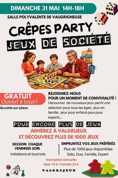 Crêpes party - Jeux de société