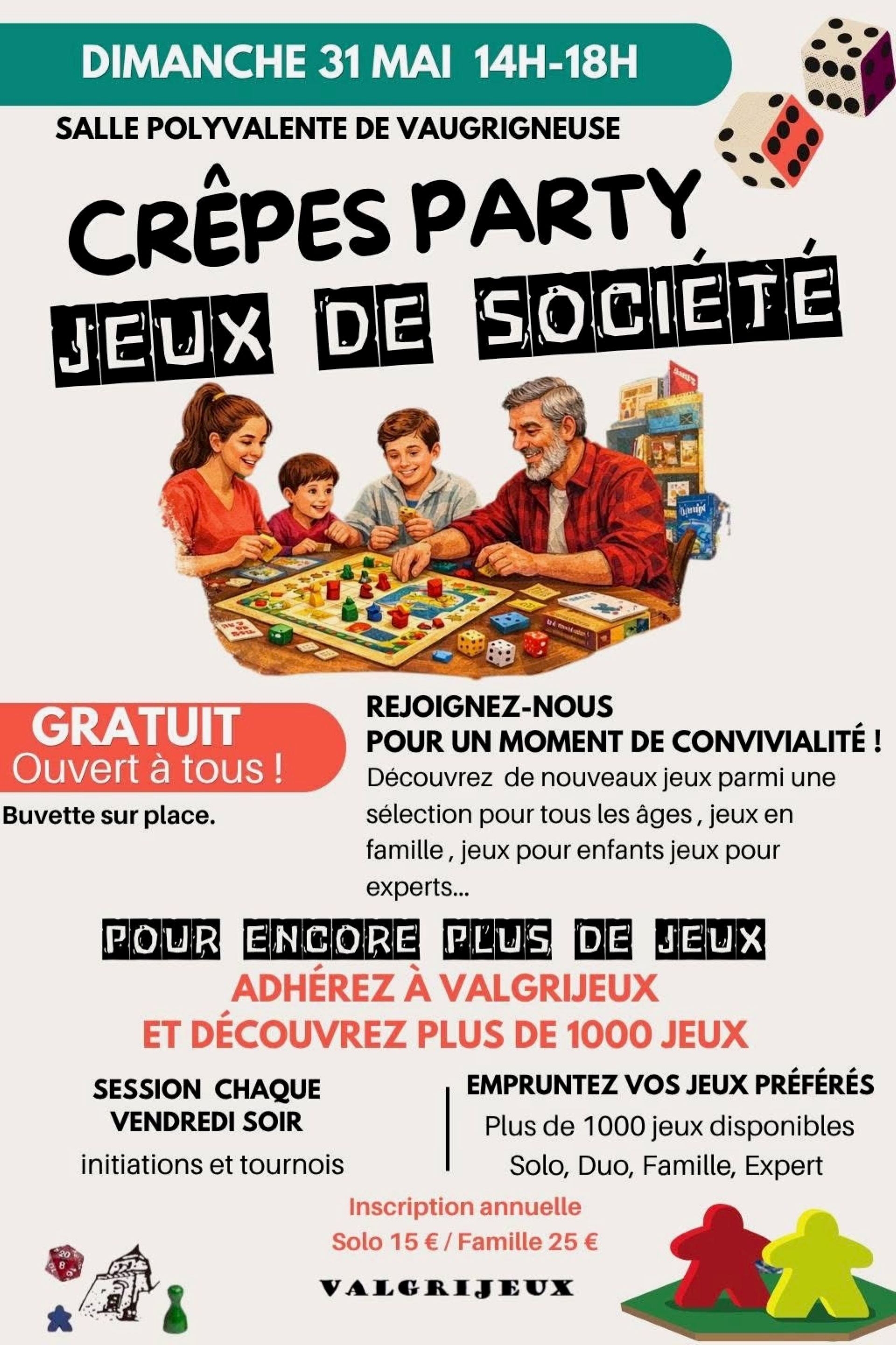 Cru00eapes party - Jeux de sociu00e9tu00e9_Vaugrigneuse
