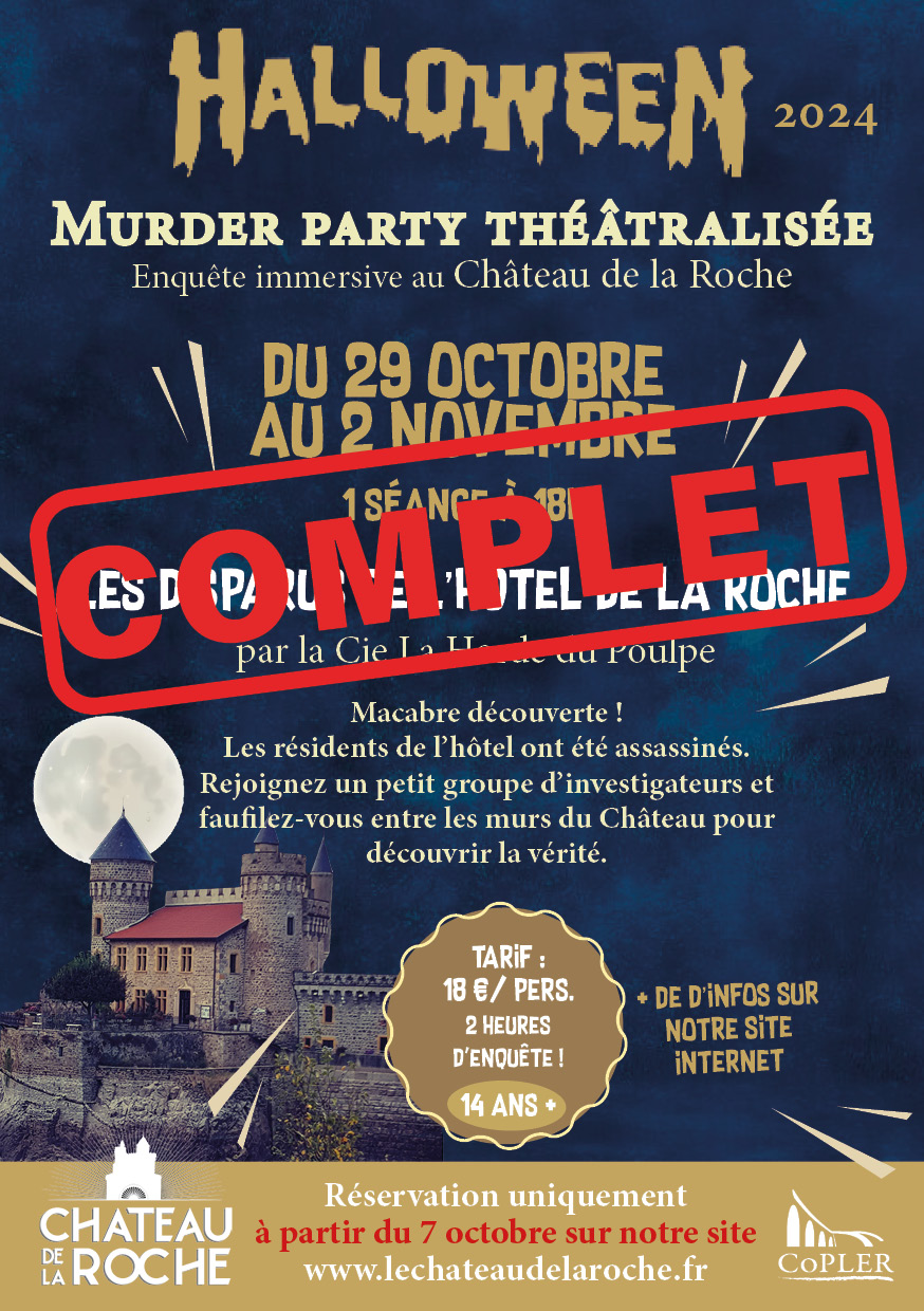 Halloween au Château de la Roche: Murder Party