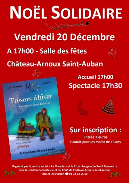 Noël solidaire : Spectacle "Trésor d