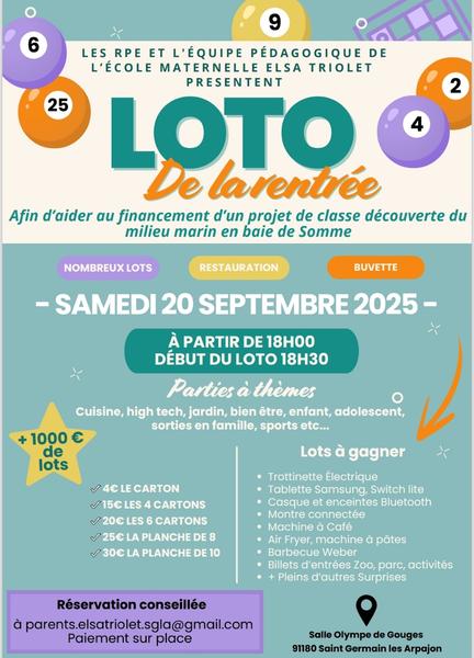Loto de la rentrée