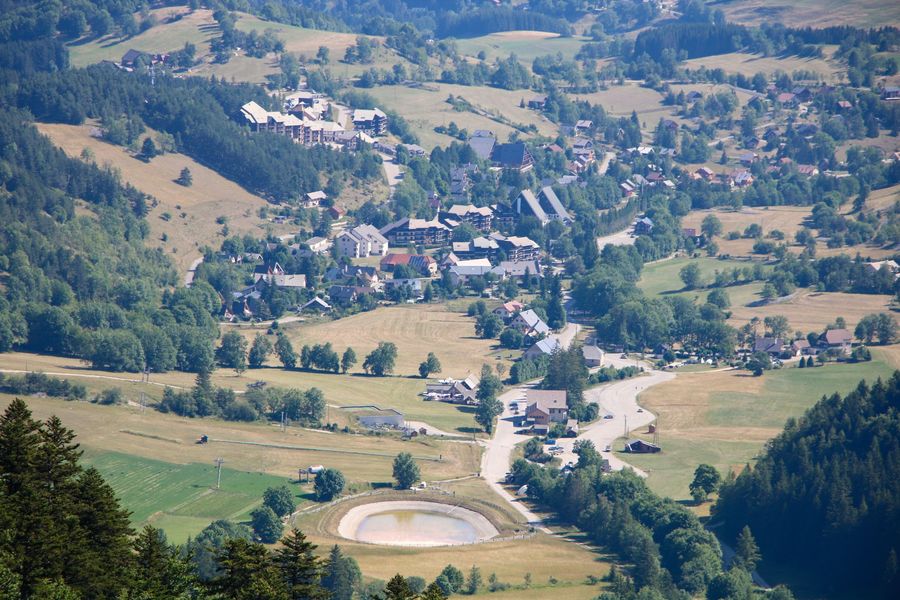 Gresse en Vercors vue du sommet