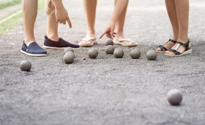 Terrain de Pétanque à Lachanau