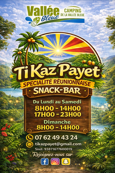 Tikaz Payet, snack