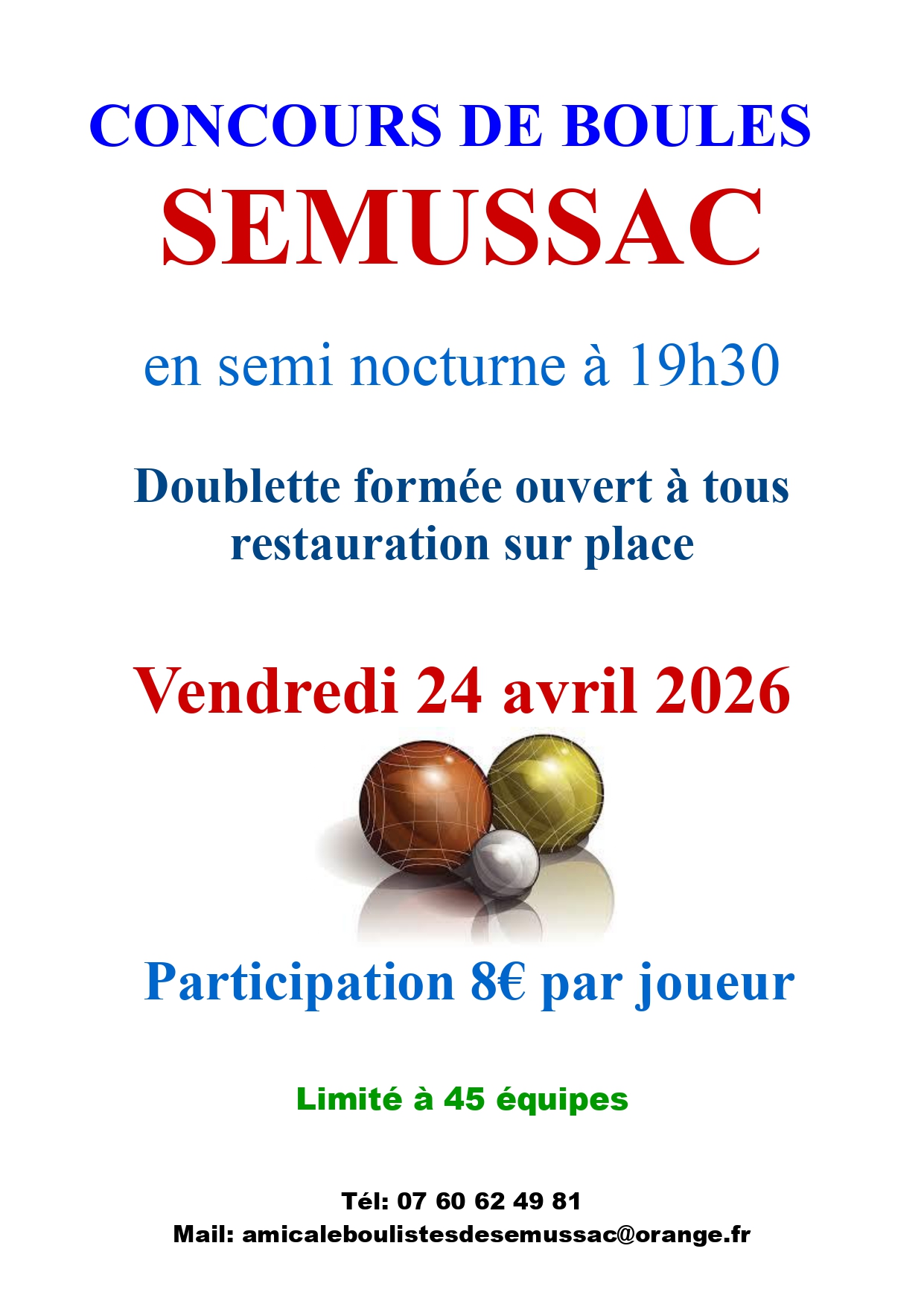 Concours de boules