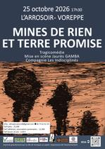 Affiche mine de rien et terre promise