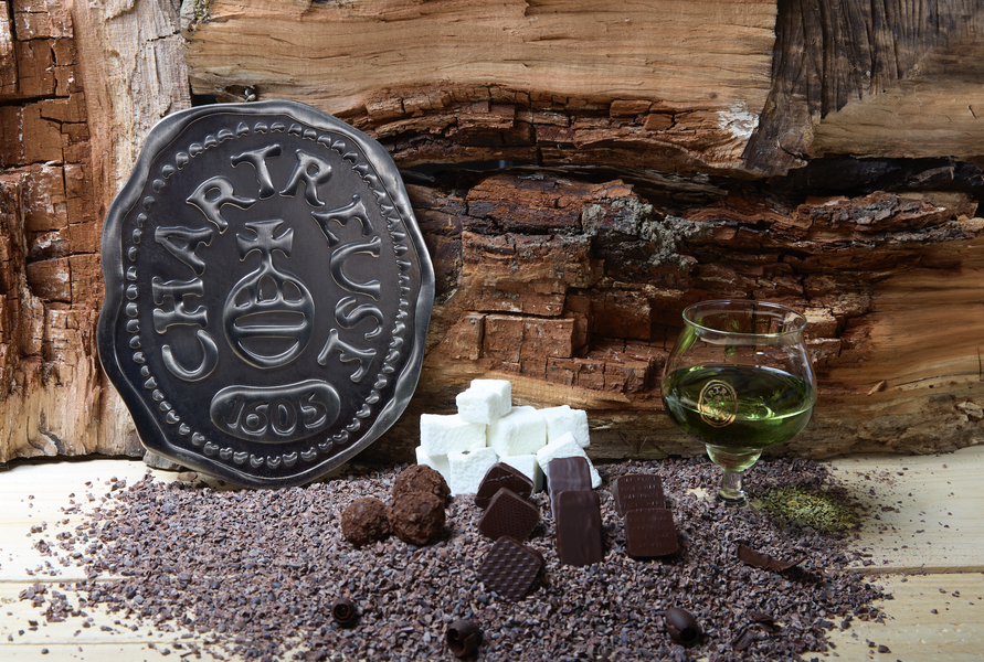 Chocolats confiseries guimauves Chartreuse verte jaune artisanal