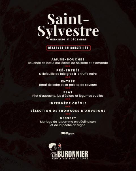 Réveillon de la Saint Sylvestre au Buronnier