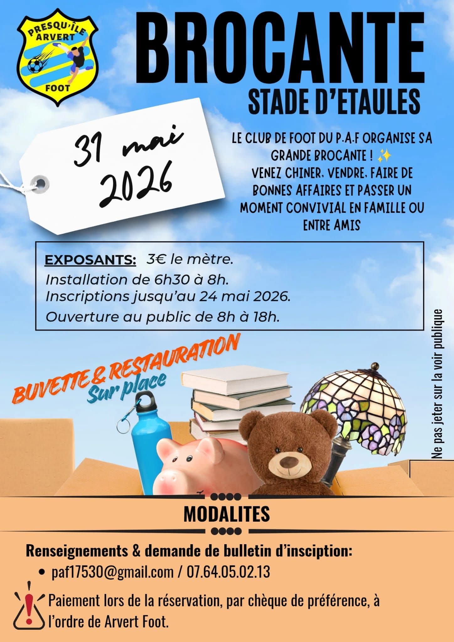 Brocante Presqu'île Arvert Foot
