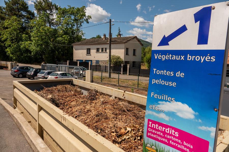 Plateforme d'accueil des végétaux et gravats inertes_Prades