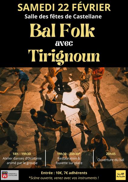 Bal Folk avec Tirignoun Le 22 fév 2025