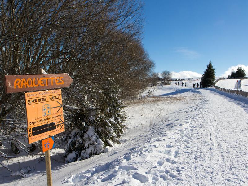 Pistes de raquettes - Secteur Super-Besse - Madalet