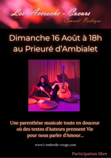 Concert poétique au Prieuré