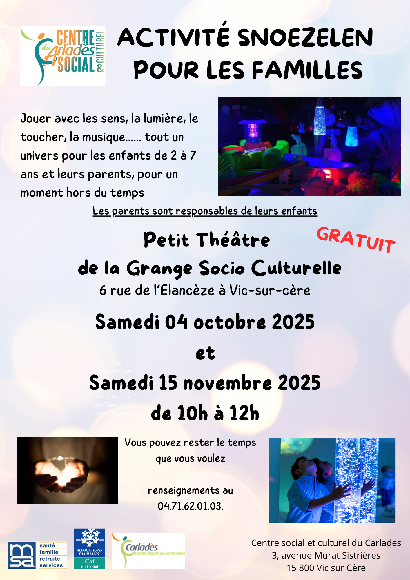 Activités Snoezelen