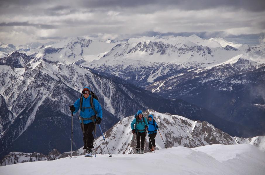 Atelier itinérant ''faire sa trace, partager l'espace'  à Arvieux_Arvieux - © PNRQ