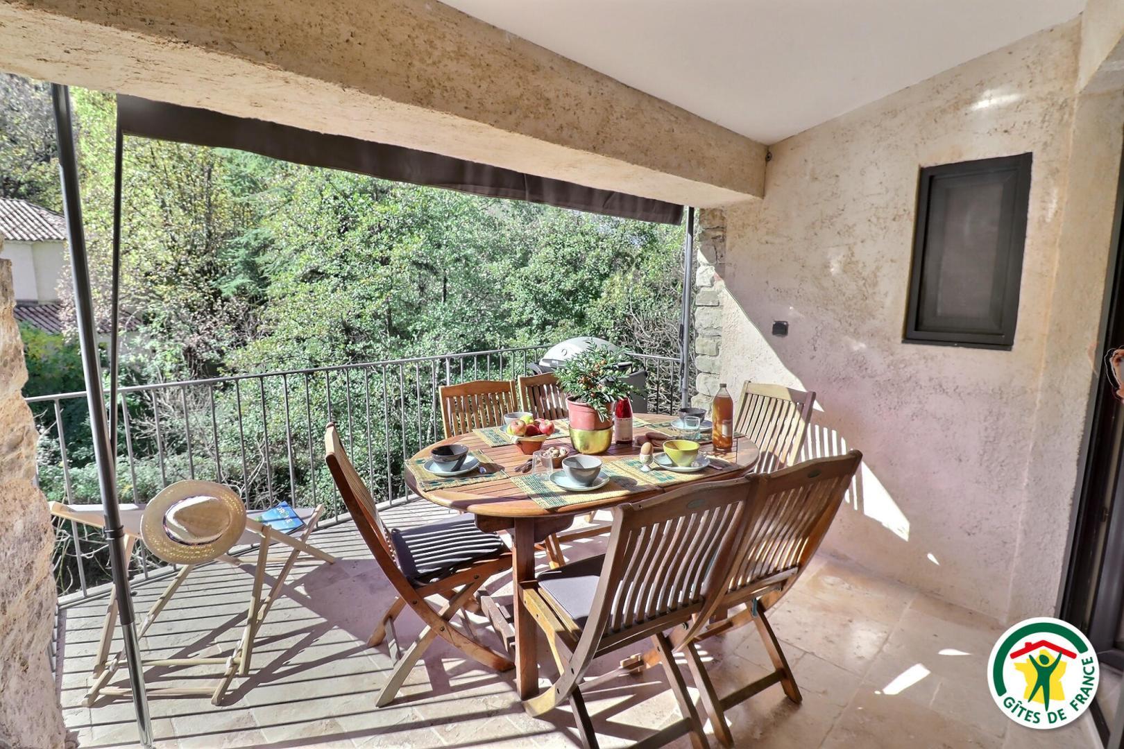 La terrasse du gîte