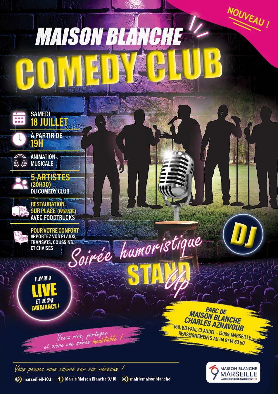 Comedy club à Maison Blanche