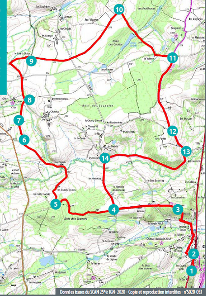 Plan Rivière à la vigne-Chatel-24 no 2