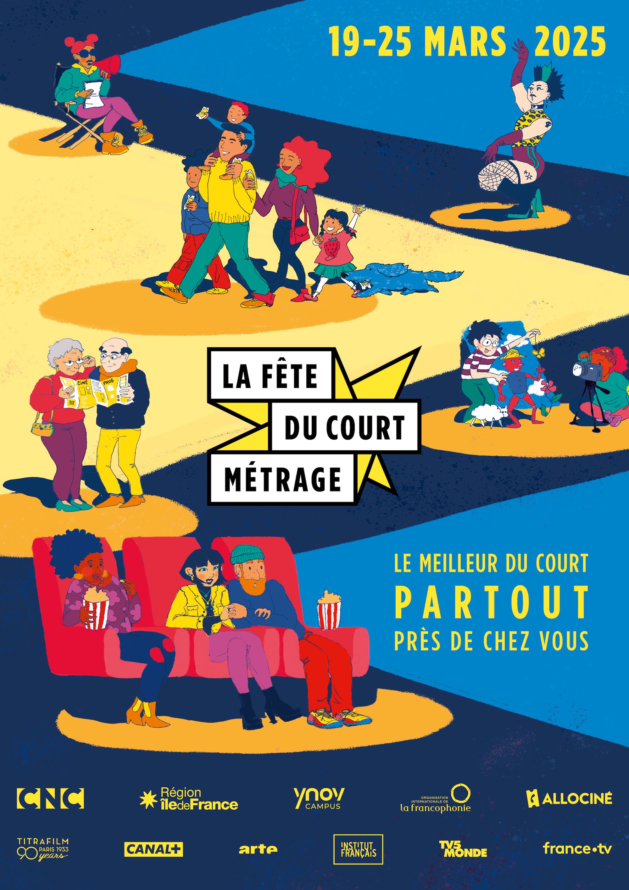 Affiche de la fete du court métrage_Lans-en-Vercors