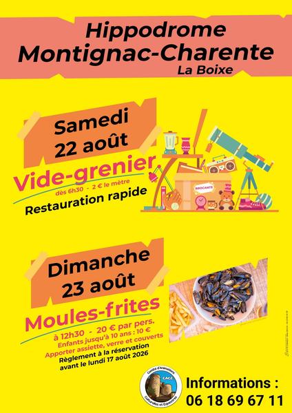 Vide grenier et moules frites