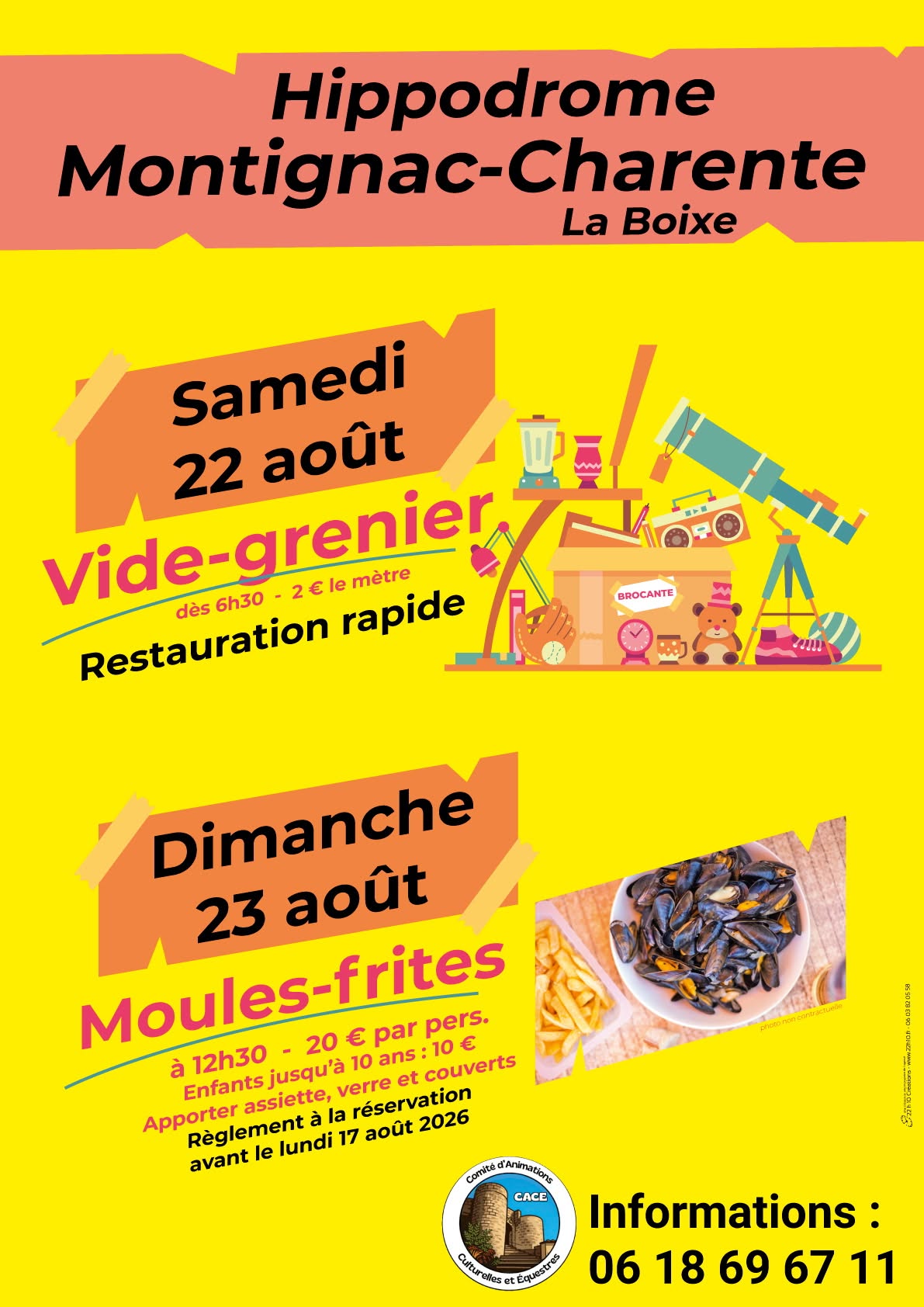Vide grenier et moules frites