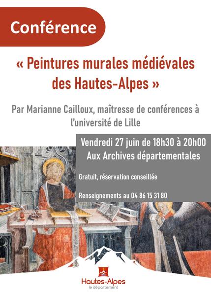 - © Archivesdepartementales05 affiche peintures medievales - © Archivesdepartementales05