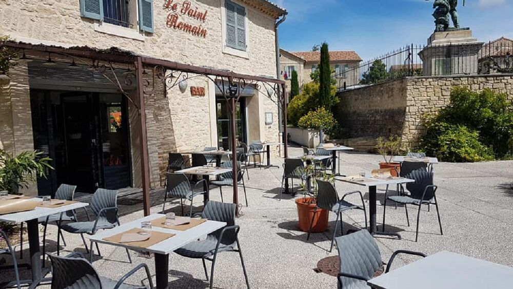 Bistrot le Saint Romain - Terrasse - CRILLON LE BRAVE - 2021