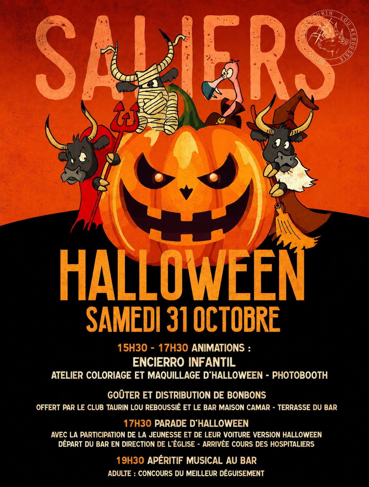 Halloween s’invite à Saliers !