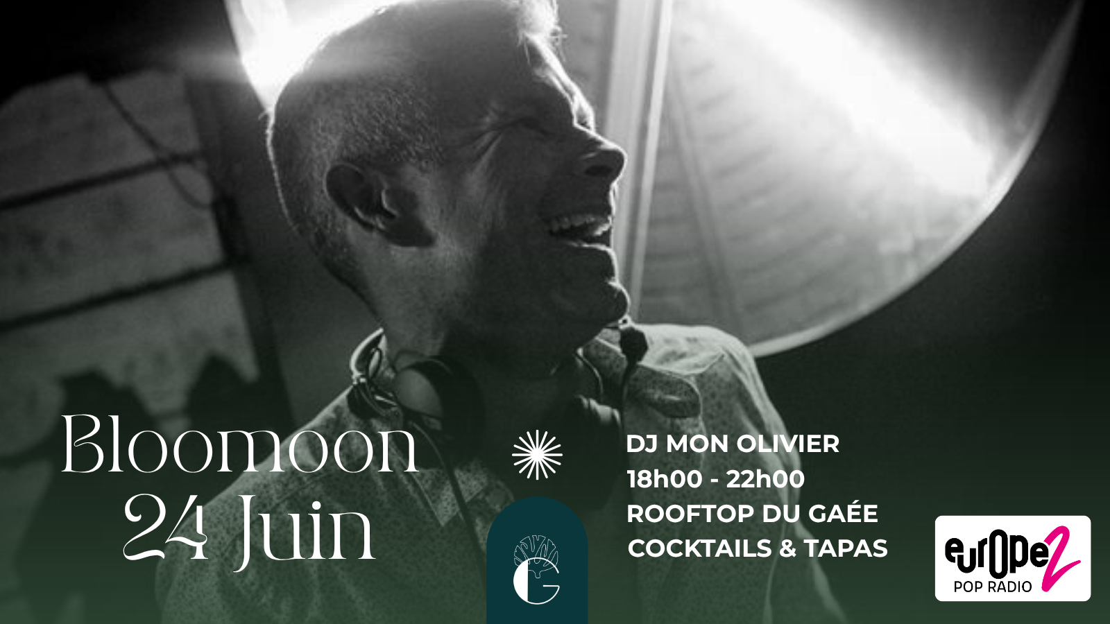 Concert - Bloomon du Gaée - Dj Set by Mon Olivier, Sunset, Cocktails & Tapas