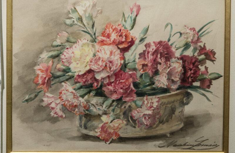 Accrochage de saison - Madeleine Lemaire. Compositions florales à l’aquarelle_Avignon