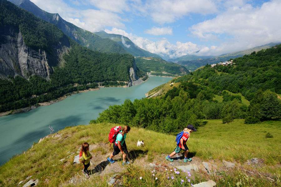 Vue sur le lac du Chambon