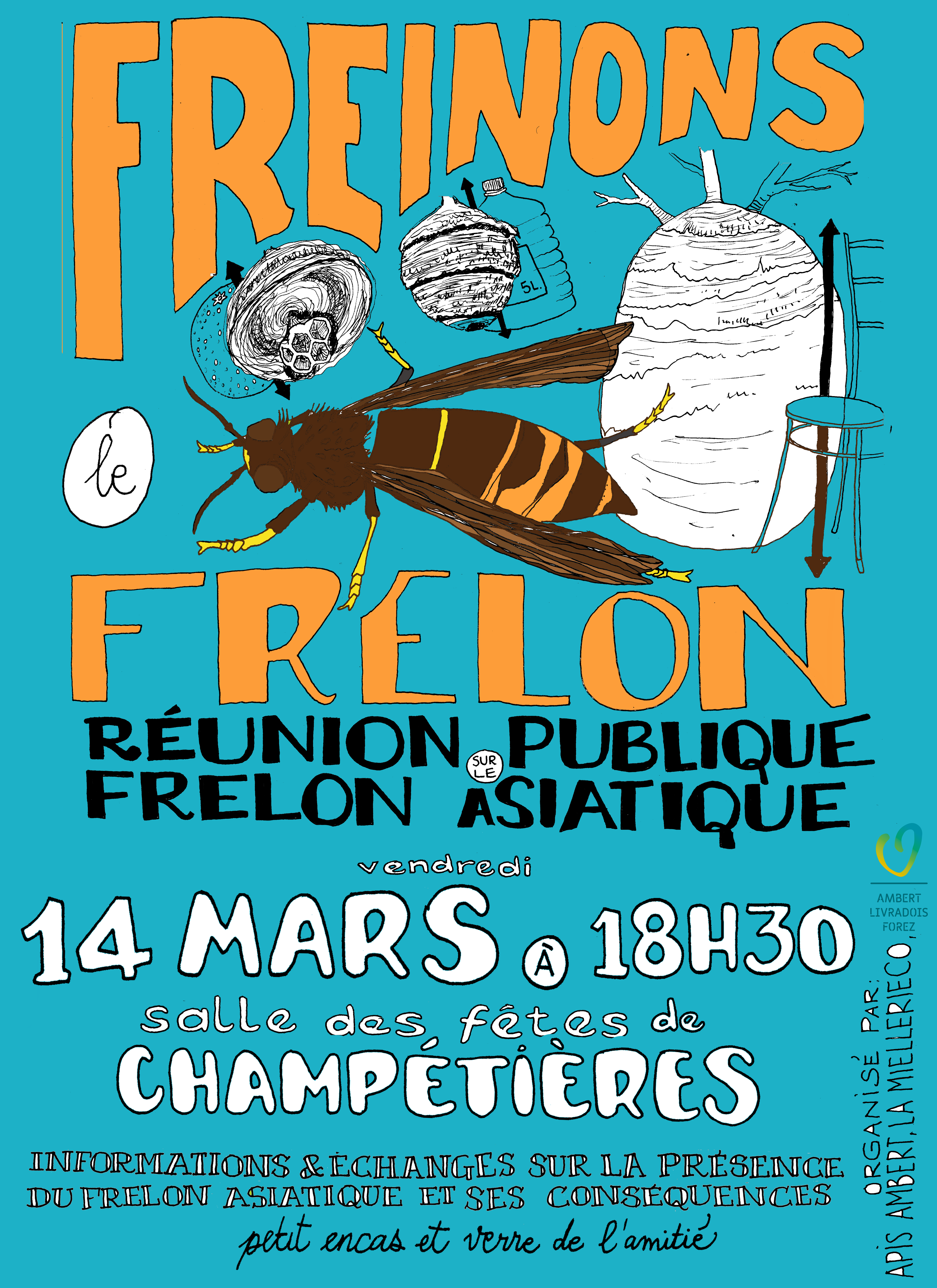 Freinons le frelon asiatique // Champétières