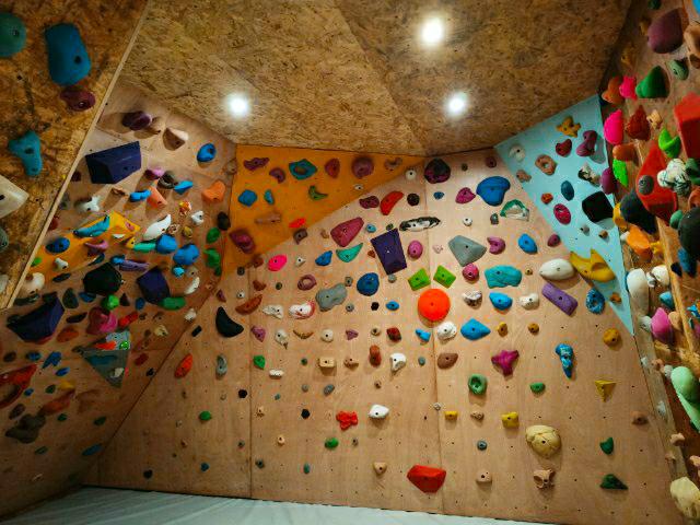 Indoor climbing hall in Aussois