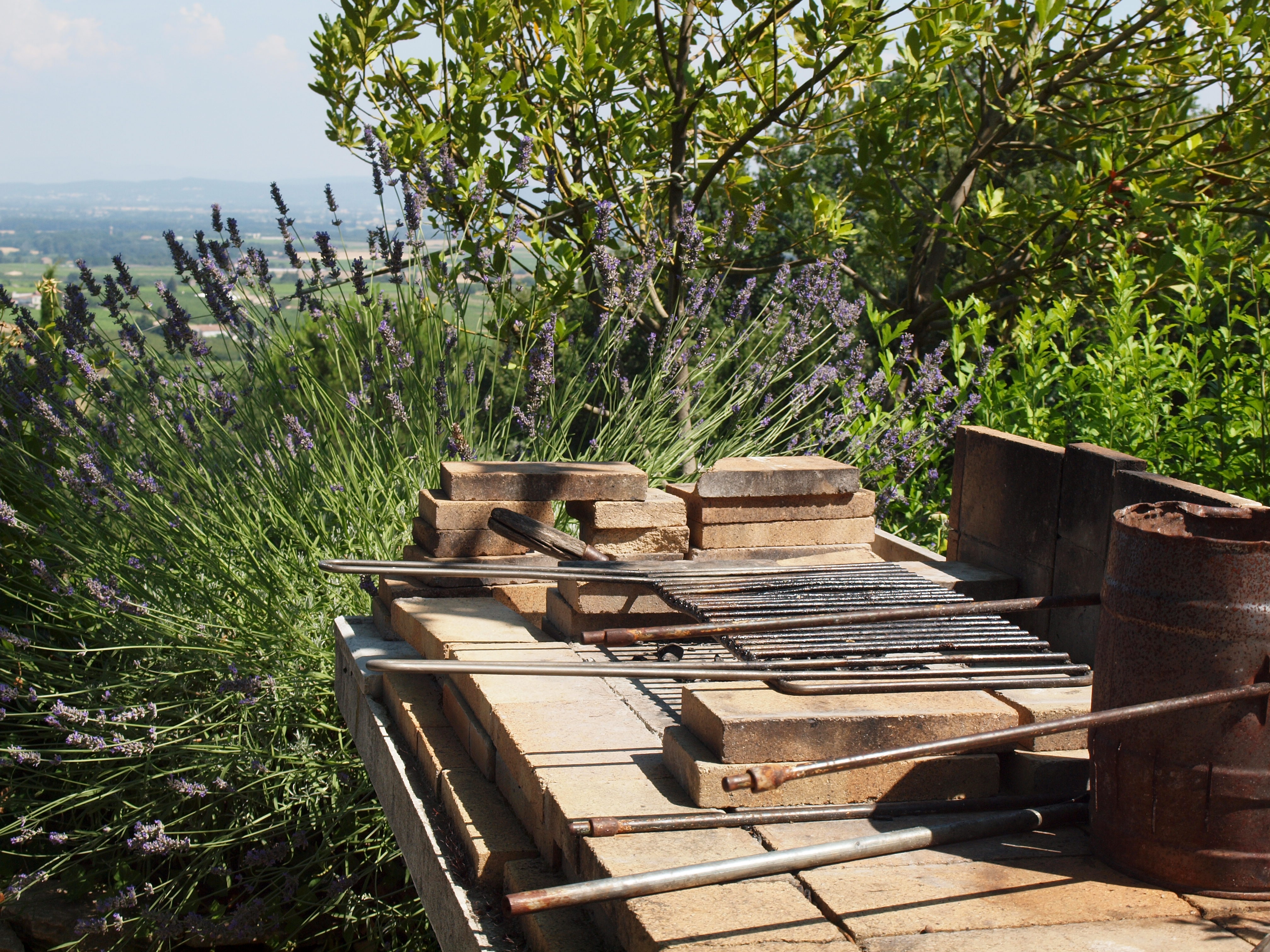 barbecue exterieur nature grillades
