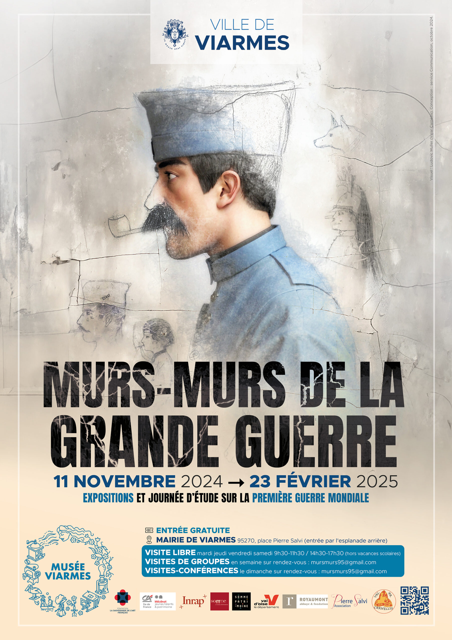 Murs-murs de la Grande Guerre Du 12/11/2024 au 22/2/2025