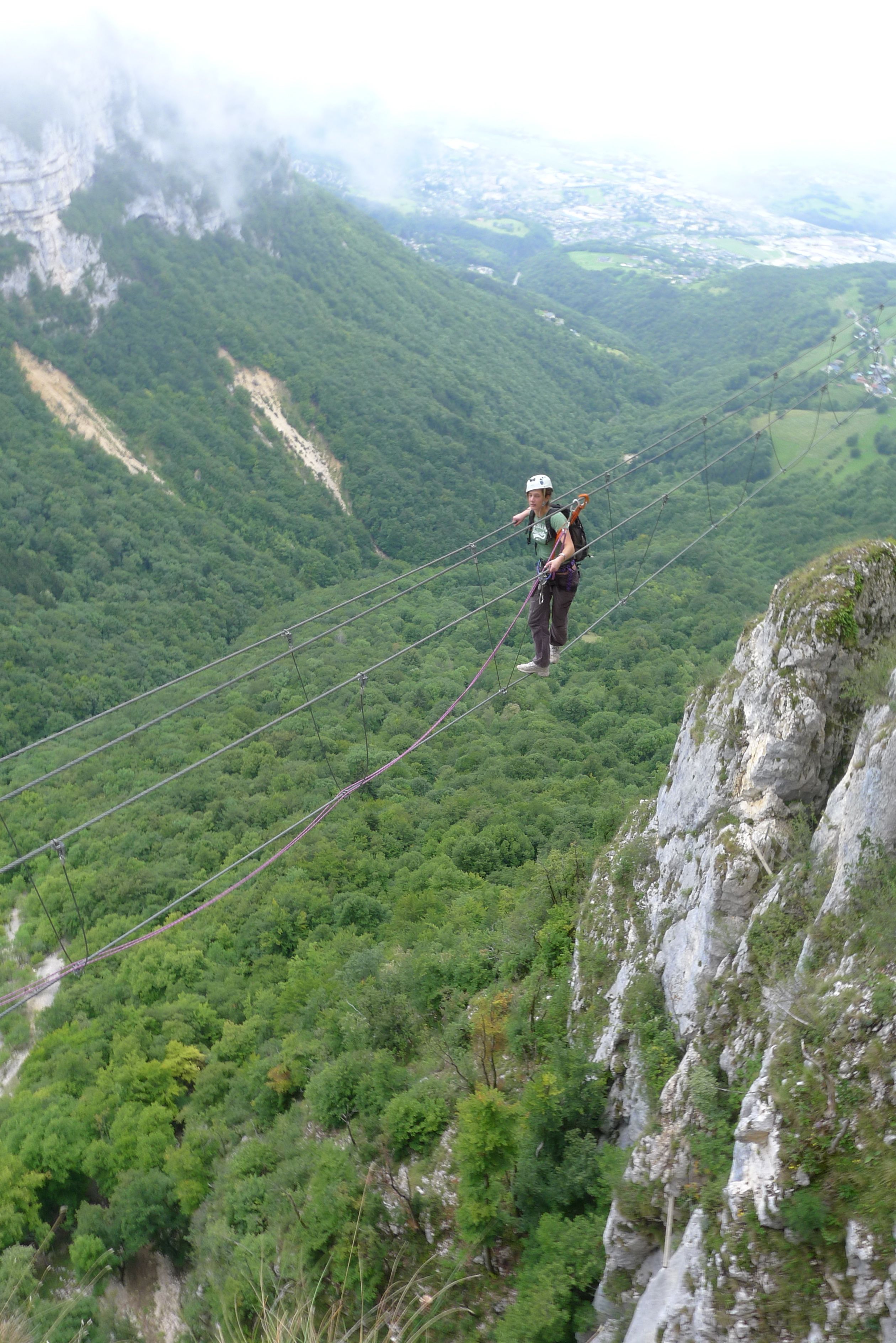 Encadrement via ferrata