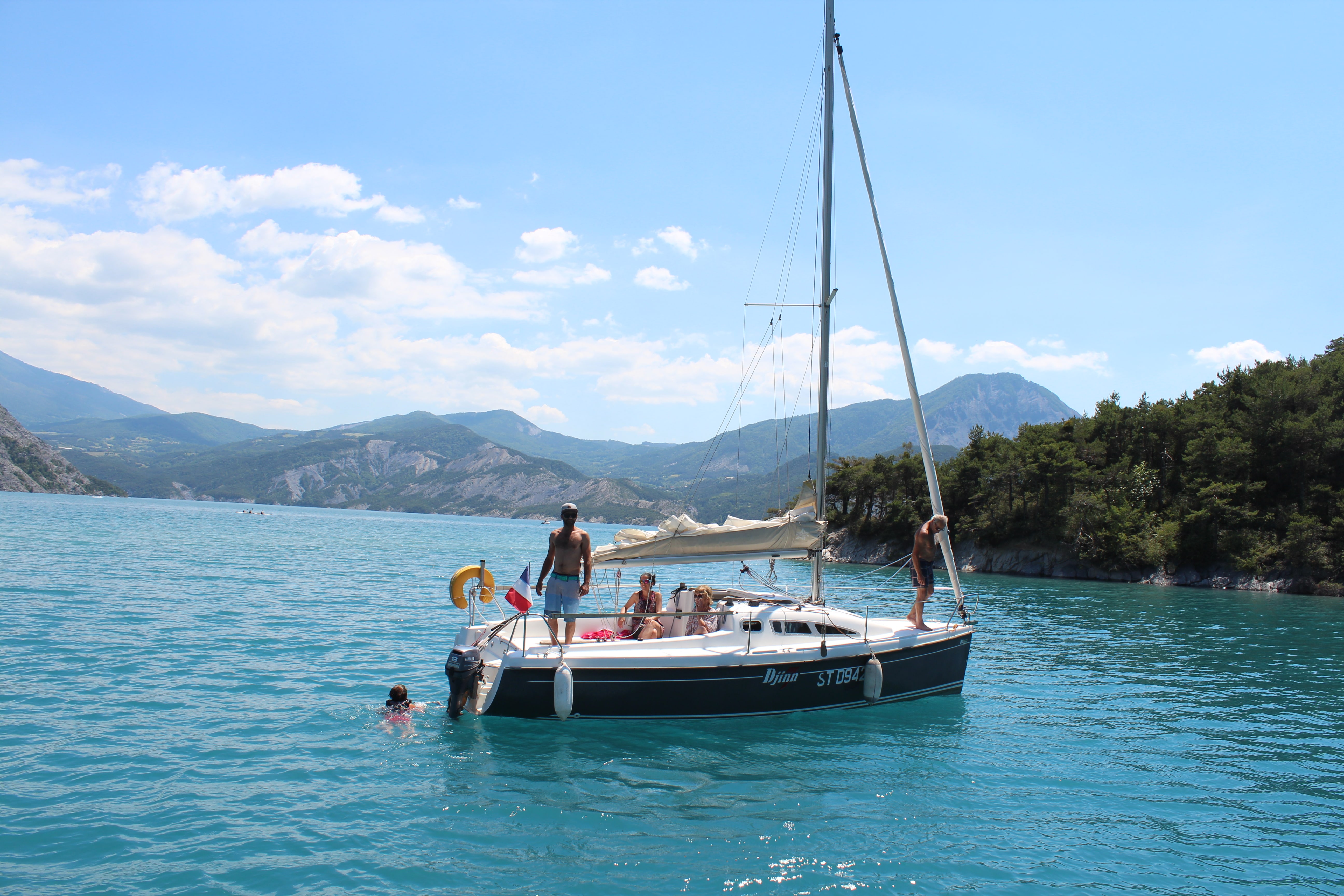 Serre-Ponçon à la voile