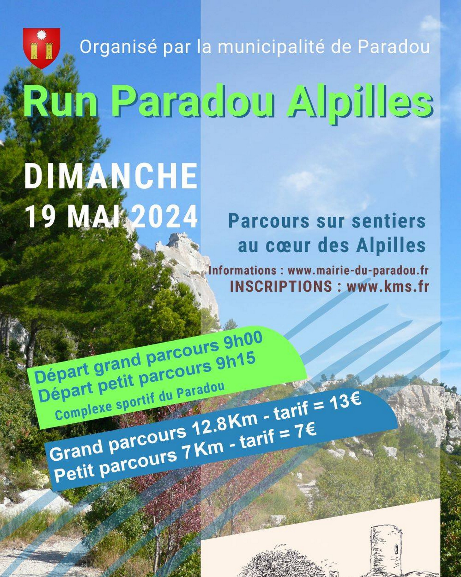 Run Paradou Alpilles  France Provence-Alpes-Côte d'Azur Bouches-du-Rhône Paradou 13520