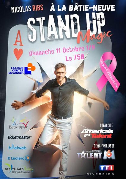 Nicolas Ribs Stand Up Magic - Octobre Rose
