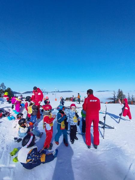 esf correncon pique nique au sommet