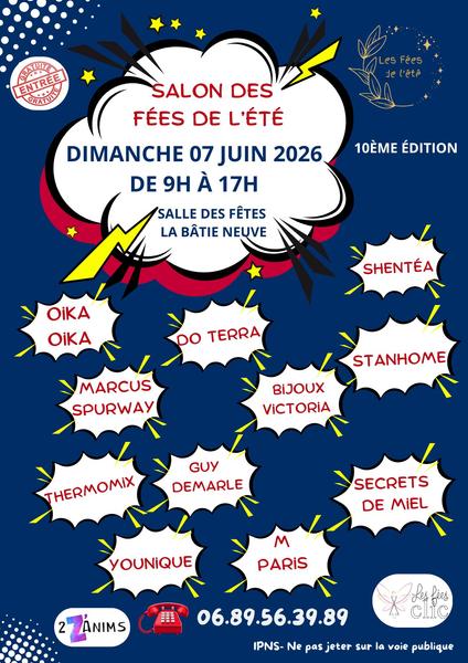 10 ème Salon des Fées de l'Été_La Bâtie-Neuve