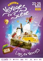Affiche Festival Voyages en Scène - 2ème édition_Lans-en-Vercors