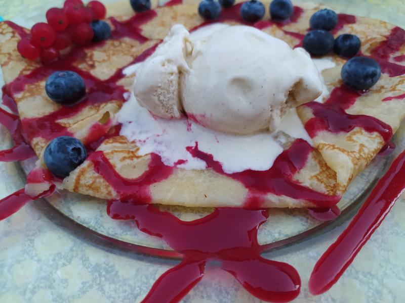 Nos crepes glacées