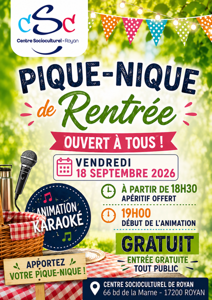 Pique-nique de rentrée