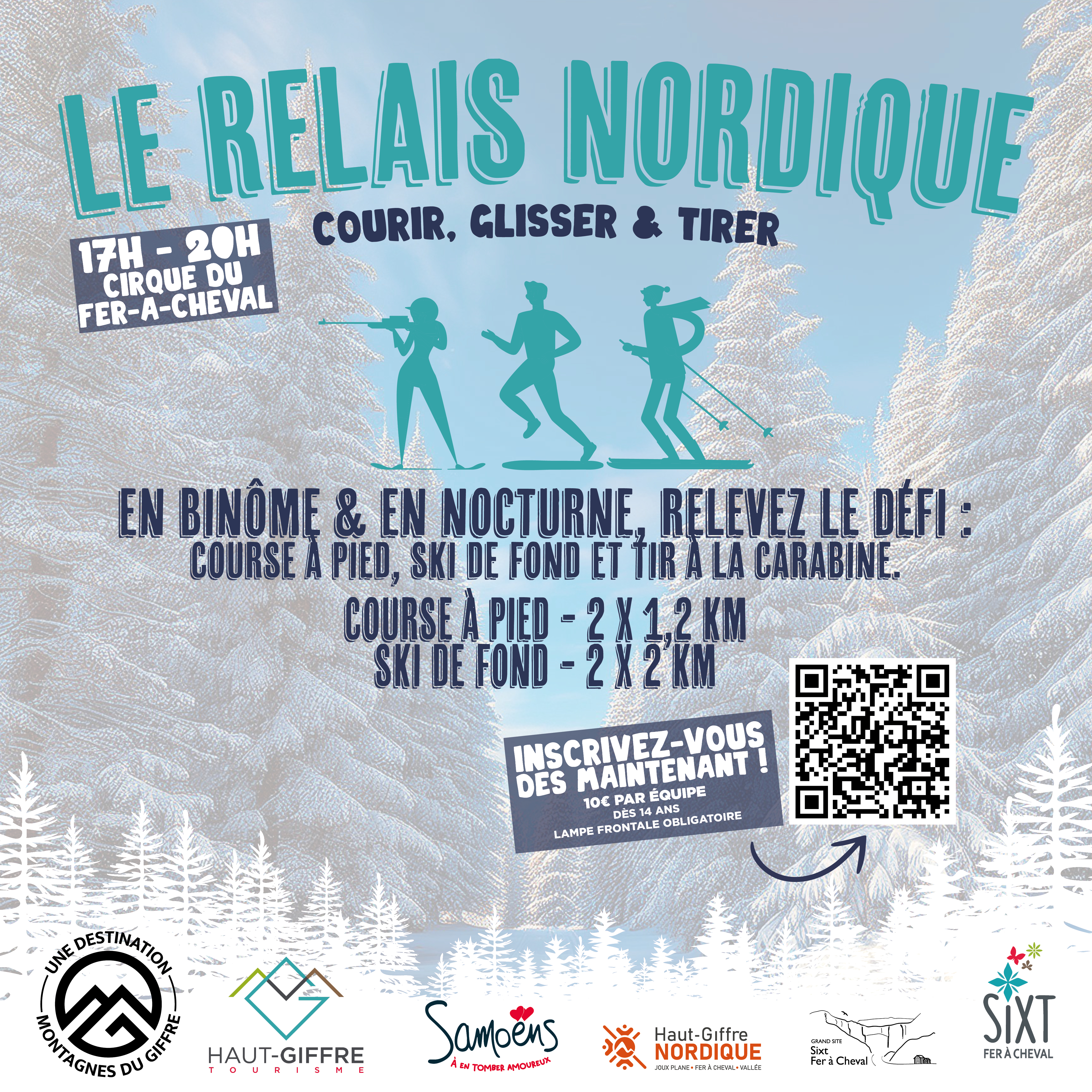 Le Relais nordique: courir, glisser & tirer !