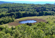 Photo : Point de vue : l’œil de la tourbière de Cerin (ENS)